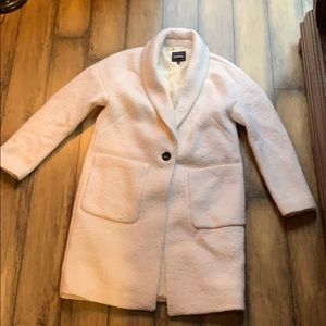 Wool blend coat
